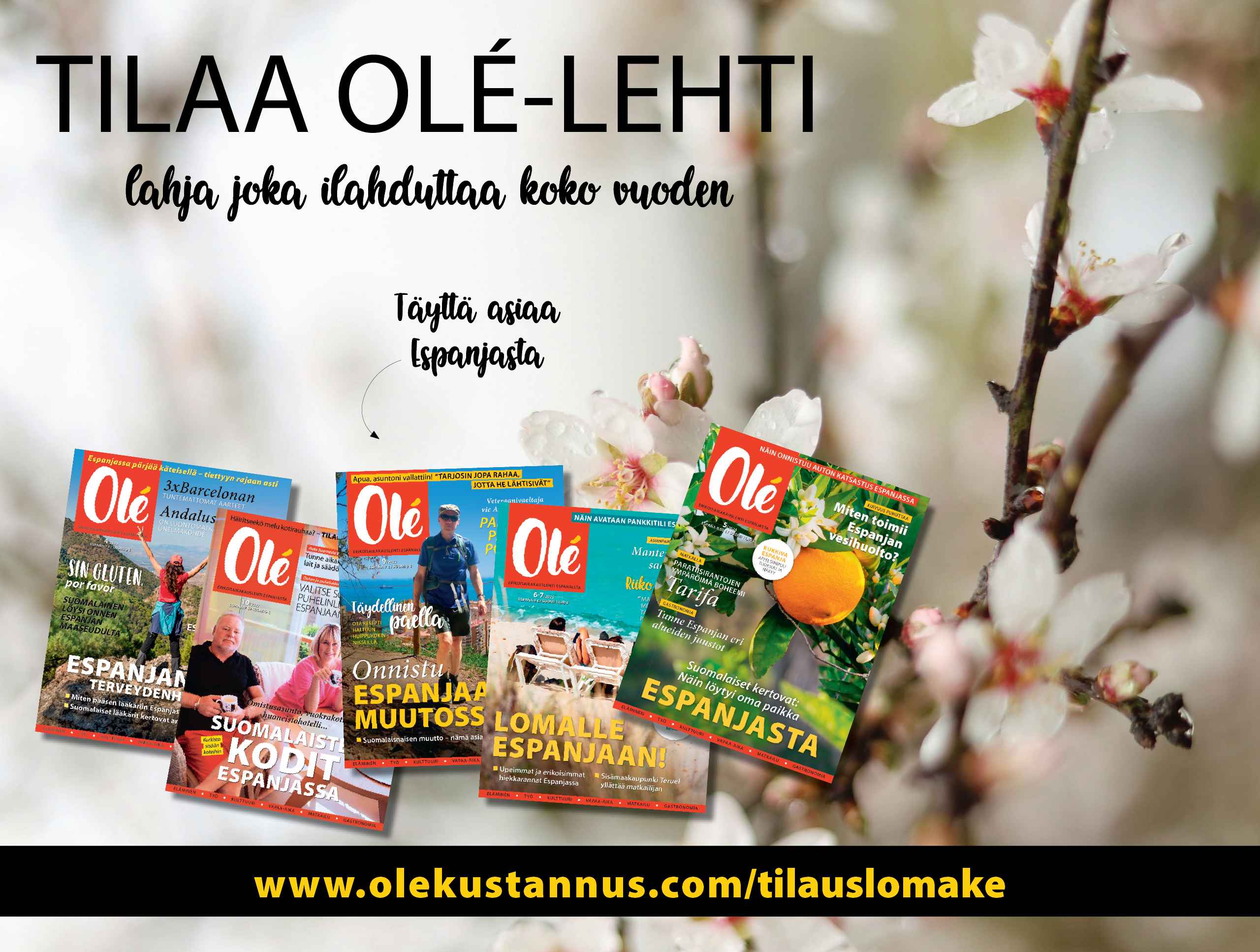 Tilaa Olé-lehti