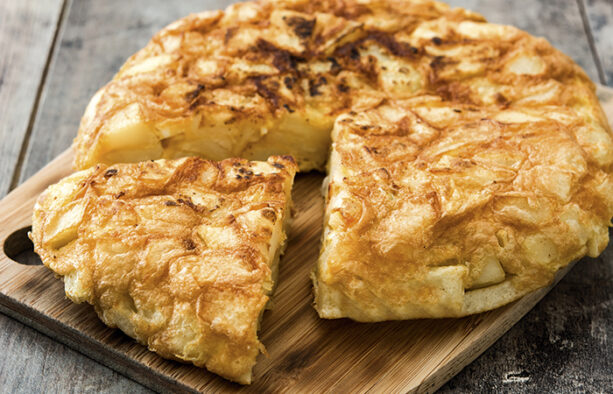 Tortilla de patatas eli perunamunakas